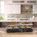 Miniatyrbild 2 av 6: Bomann RG 2279 CB 2in1 Raclette Grill 1200-1400W