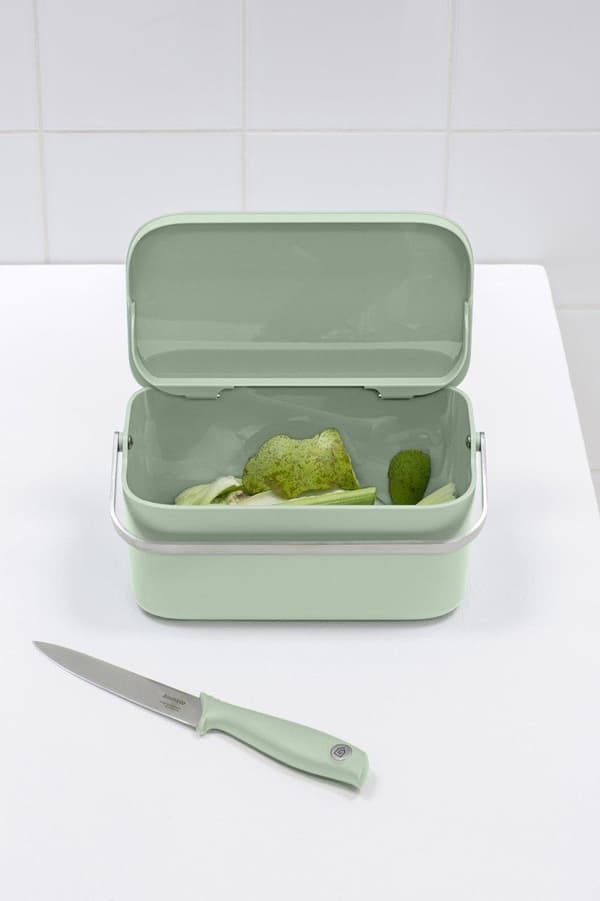 Brabantia SinkSide Waste Bin Bänkskiva - 1,8 liter - Jade Green