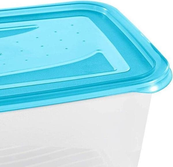 Fredo Fresh Färskmatlådor Transp/blå Set 2 20x15x10 - 2 L Keeper 30676
