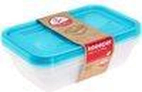 Fredo Fresh Tuoreruokalaatikot Transp/sininen Set 3 29x19x07 - 2,4 L Keeper 30679