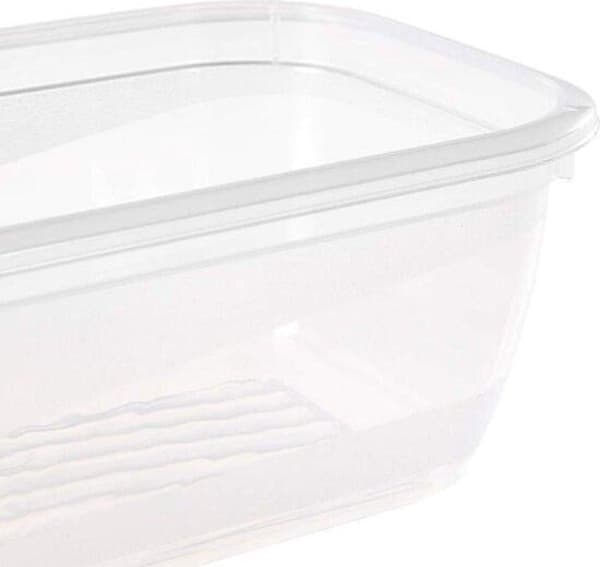 Fredo Fresh Färskmatslådor Transp/blå Set 5 15x10x06 - 0,5 L Keeper 30672