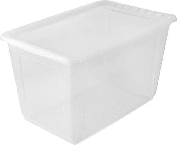 Clearbox med lock 59x39x35 - 52 L Bea Transparent Keeper 10583