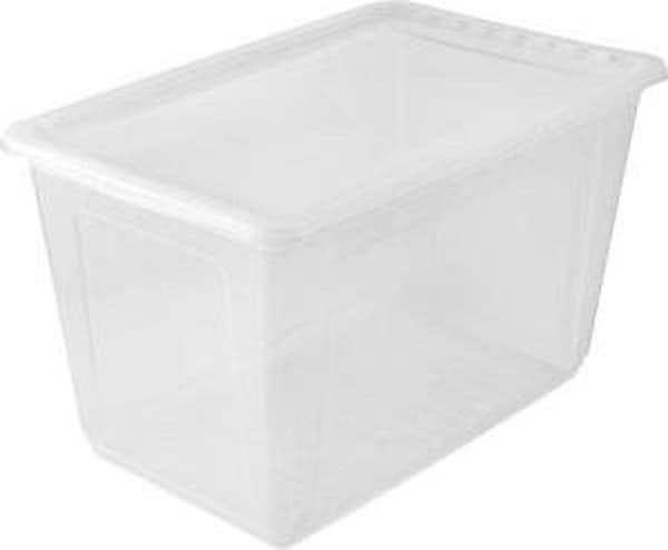 Clearbox med lock 59x39x35 - 52 L Bea Transparent Keeper 10583
