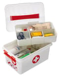 Miniatyrbild 4 av 6: Sunware - Q-line första hjälpen box med insats 6L vit röd - 30 x 20 x 14 cm