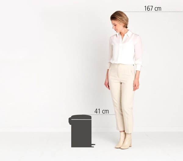 Brabantia NewIcon Papperskorgen - 12 l - Vit