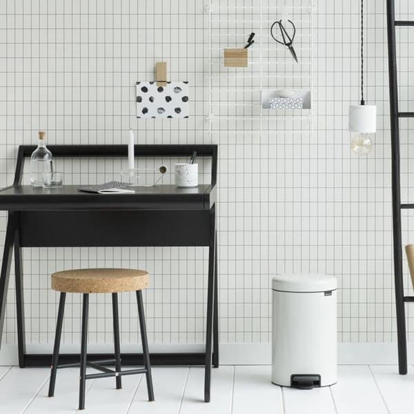 Brabantia NewIcon Papperskorgen - 12 l - Vit