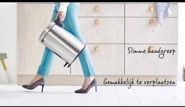 Brabantia NewIcon Papperskorgen - 12 l - Vit