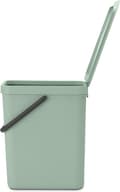 Miniatyrbillede 9 af 11: Brabantia Sort & Go Skraldespand - 25 l - Jadegrøn