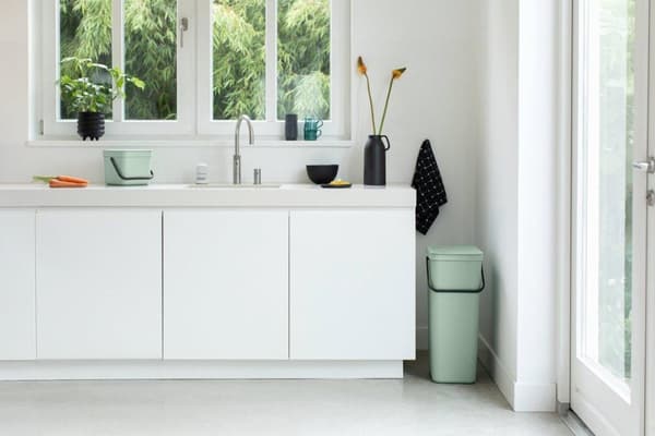 Brabantia Sort & Go papperskorg - 6 l - Jadegrön