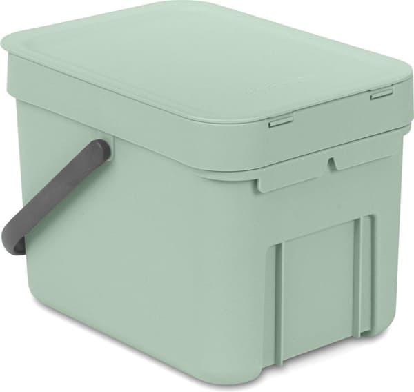 Brabantia Sort & Go papperskorg - 6 l - Jadegrön