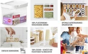 emsa bulkburk / torrförvaringsburk OPTIMA, 1,0 liters exakt dosering tack vare det steglöst justerbara skjutbara locket - 1 st (3110600895)