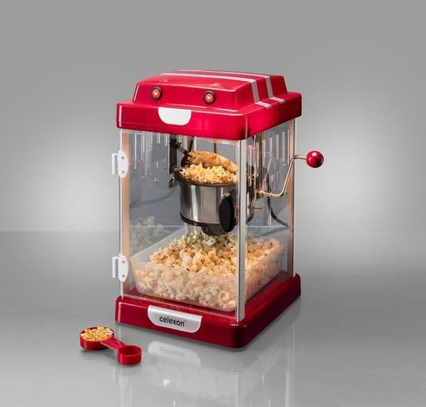 Celexon CP1000 Popcorn Machine Transparent - Rød - Hvid 350 W (1091621)