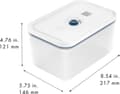 Pikkukuva 3 / 11: Zwilling Fresh & Save Vacuum Sealer - 8-osainen aloitussarja Vacuum Sealer - La Mer Blue - Tyhjiöpussit (5x) - Muovinen tyhjiösäiliö (2x) - Tyhjiöpump