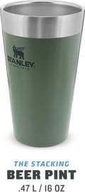 Miniatyrbild 7 av 8: Stanley The Stacking Beer Pint 0,47l - Kopp - Hammertone Grön