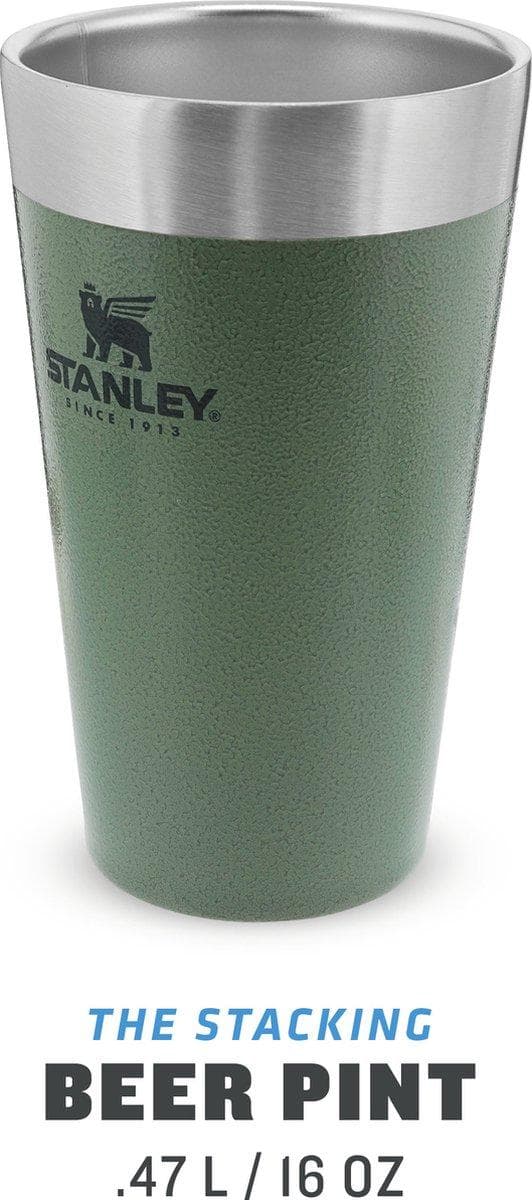 Stanley The Stacking Beer Pint 0,47l - Kopp - Hammertone Grön