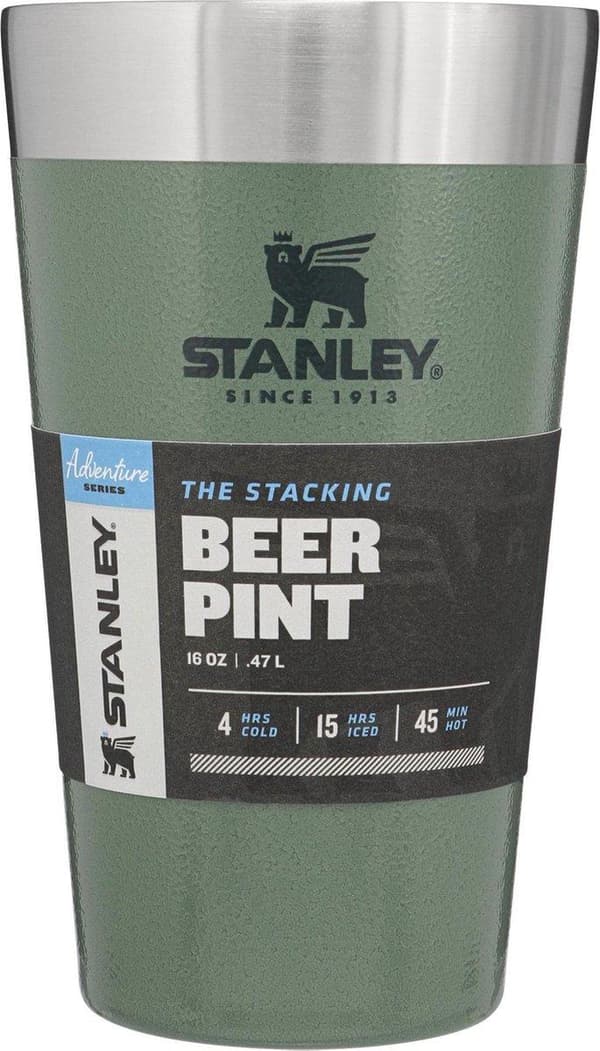 Stanley The Stacking Beer Pint 0,47l - Kopp - Hammertone Grön