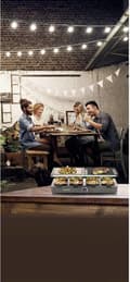 Miniatyrbillede 7 af 8: Severin Gourmet sæt 2376 - 8 pander - Sort - 1300W - Raclette med naturlig grillsten og grillplade