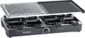 Miniatyrbillede 1 af 8: Severin Gourmet sæt 2376 - 8 pander - Sort - 1300W - Raclette med naturlig grillsten og grillplade