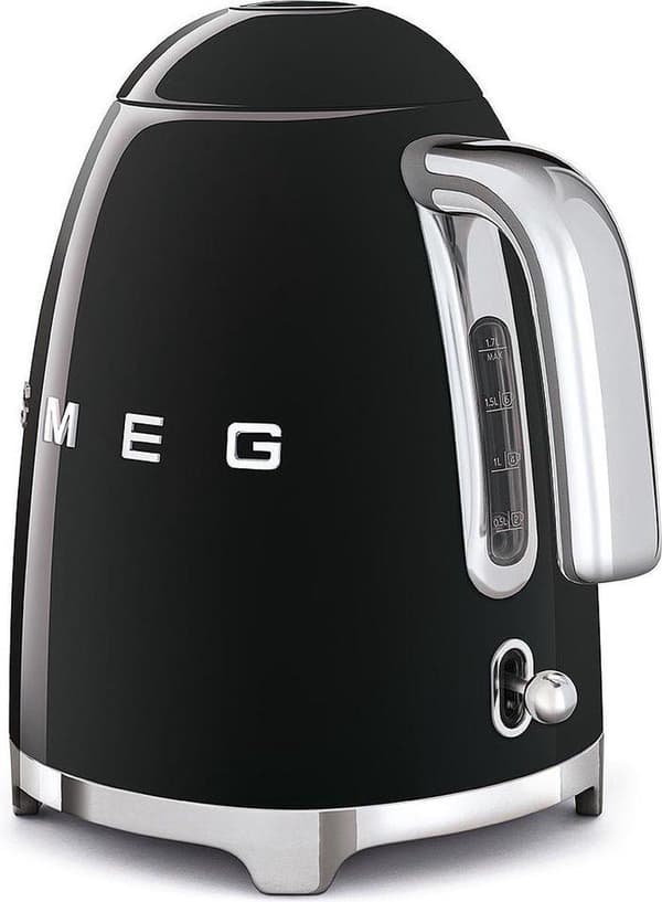 SMEG Vattenkokare KLF03BLEU Svart - 1,7 L