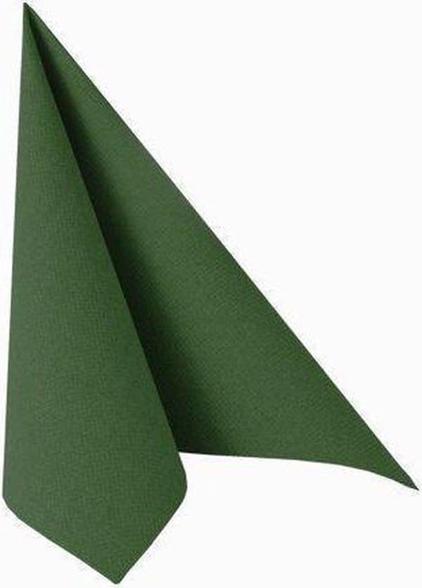 Papstar Servietter Royal Collection servietter mørkegrønne 40 x 40 cm