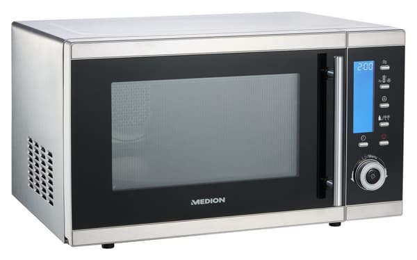 Medion MD15501 - yhdistelmämikroaaltouuni - 25 litraa - 900 wattia - hopea