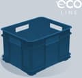 Miniatyrbillede 1 af 2: Eco Plastic Opbevaringsboks (PP), 43x35x24 cm, 28 l, blå