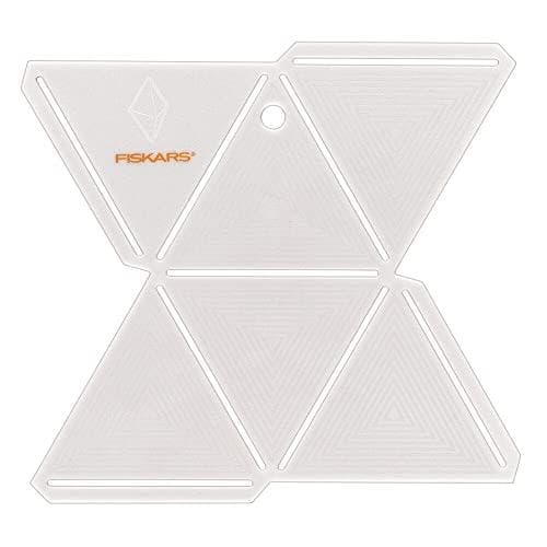 Fiskars 1059567 3D Paper Jalokivet, Muovi, Valkoinen Diamond Stencil, 3D-muotojen luomiseen (1059567)