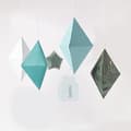 Pikkukuva 2 / 5: Fiskars 1059567 3D Paper Jalokivet, Muovi, Valkoinen Diamond Stencil, 3D-muotojen luomiseen (1059567)
