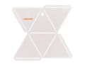 Pikkukuva 1 / 5: Fiskars 1059567 3D Paper Jalokivet, Muovi, Valkoinen Diamond Stencil, 3D-muotojen luomiseen (1059567)