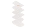 Pikkukuva 1 / 5: Fiskars 1059566 3D Paper Jewel Muovinen valkoinen geodimalli 3D-muotojen luomiseen (1059566)