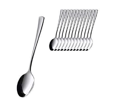 Espresso lusikka Stockholm 11,5cm ruostumaton teräs hopea 12 kpl/pakkaus. - Hopea (204-120)