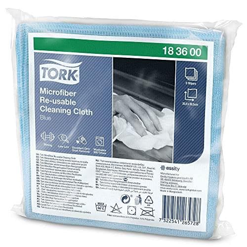 6 TORK Microfiber Cloths (183600)