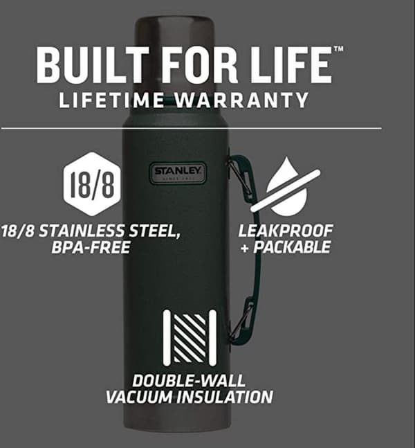 Stanley The Legendary Classic Bottle 1,40L - termosflaska - Hammertone Green