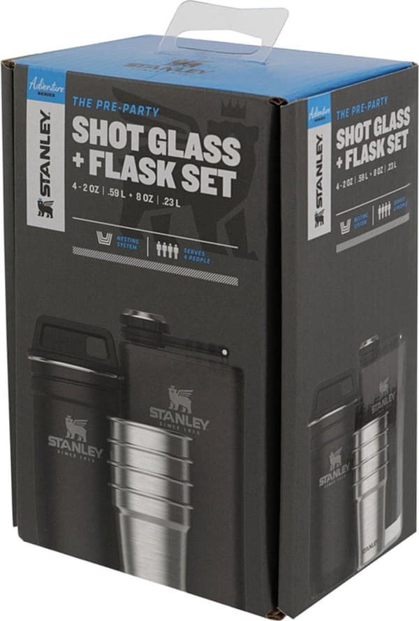 Stanley The Pre-Party Shotglass + Flask Set - Polar