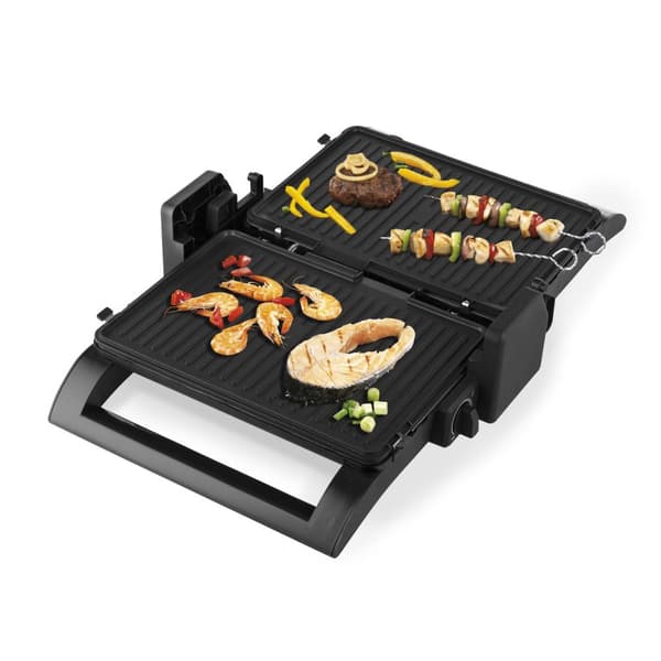 Princess 112530 Multi Grill 2-i-1 Sandwich- og Bordgrill - Contacgrill - Udskiftelige tallerkener