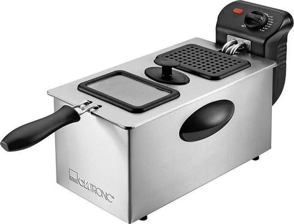 Clatronic FR 3587 - Friture Sort, Rustfrit stål