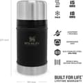 Miniatyrbillede 9 af 11: Stanley The Legendary Classic Food Jar 0,7L - termokande - Mat Sort