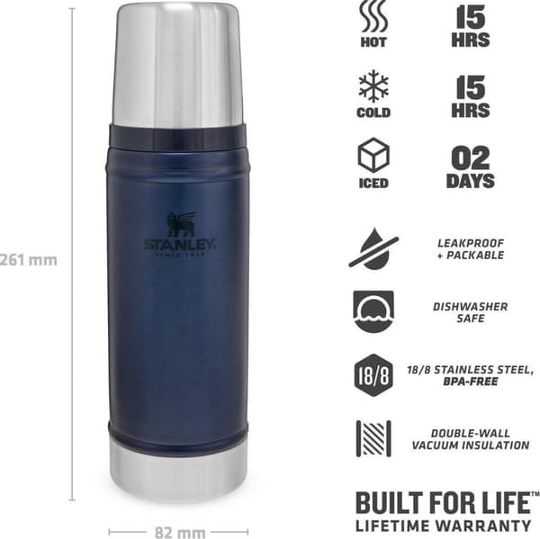 Stanley The Legendary Classic Bottle 0,47L - termosflaska - Nightfall