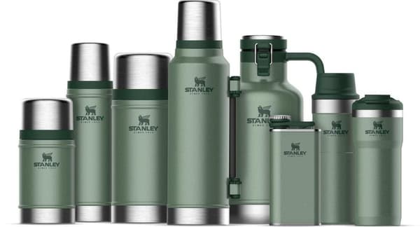 Stanley The Easy-Pour Growler Pitcher Termoflaske - 1,9L - Rustfrit stål/grøn
