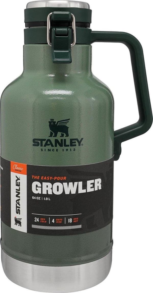 Stanley The Easy-Pour Growler Pitcher Termoflaske - 1,9L - Rustfrit stål/grøn