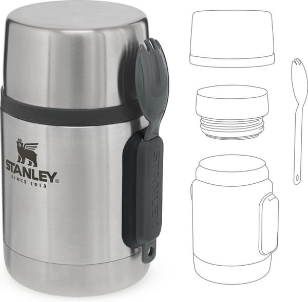 Stanley The Stainless Steel Allt-i-ett matburk 0,53L - Termosflaska - Rostfritt stål