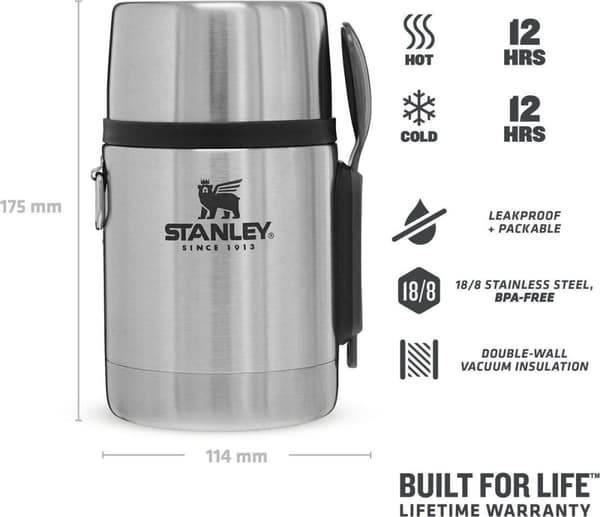 Stanley The Stainless Steel Allt-i-ett matburk 0,53L - Termosflaska - Rostfritt stål