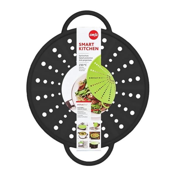 Emsa 514560 Smart Køkken Anti-stænk låg 26 cm Antracit