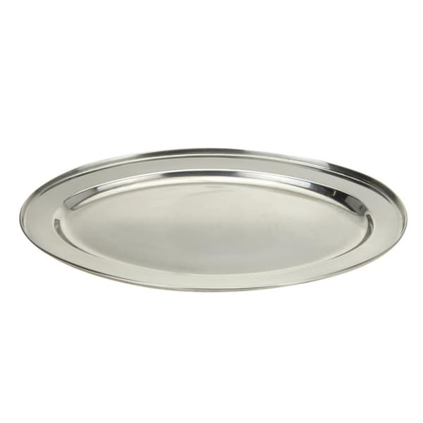 Fremragende husholdningsfad Oval 40x26 cm rustfrit stål