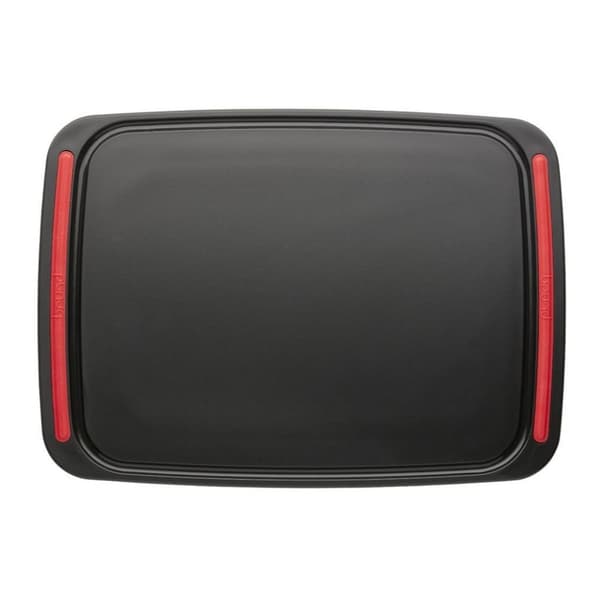 Brundin Easy Cut -leikkuulauta 41x30x0,8 cm musta/punainen