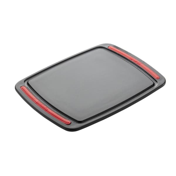 Brund Easy Cut Skærebræt 26x20x0,8 cm Sort/Rød