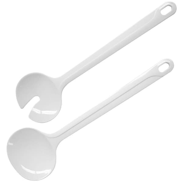 Fackelmann Basic Salaattisetti 26 cm Valkoinen SAN Muovi 2 kpl
