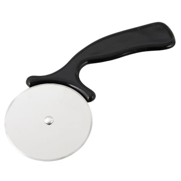 Fackelmann Basic Pizza Cutter 16 cm musta PP/ruostumaton teräs