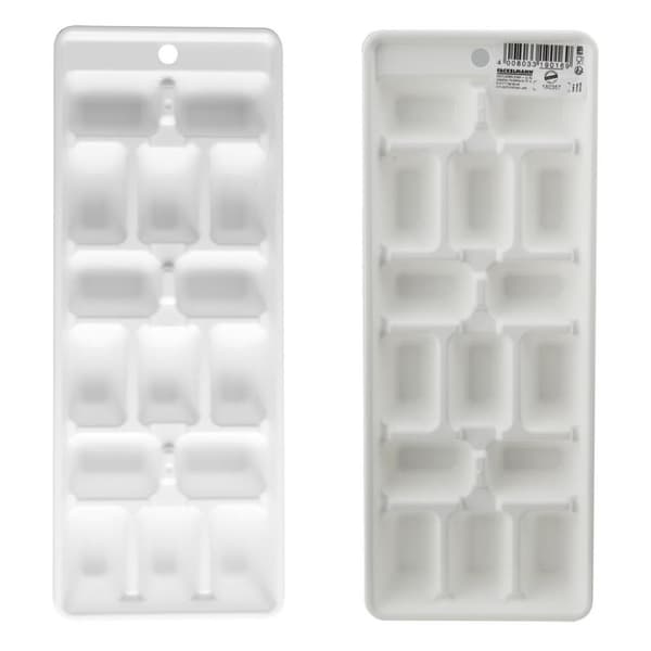 Fackelmann Iskubmaskin 24x9 cm Vit PP