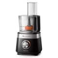 Miniatyrbillede 1 af 3: Philips HR7530/10 Viva Collection Kompakt foodprocessor Sort/rustfrit stål
